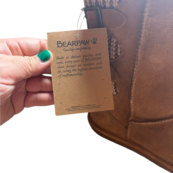 Bearpaw Boshie Women's Winter Boots Tan Size 9 - Picture 3 of 4
